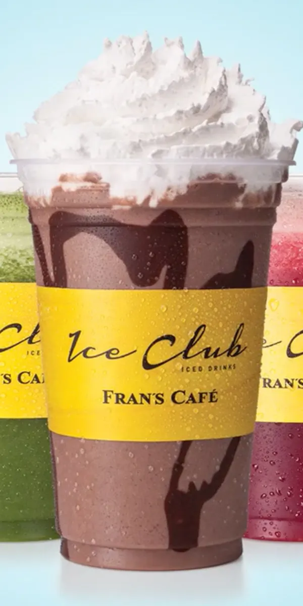 Fran's Café Iced Drinks and Franccino